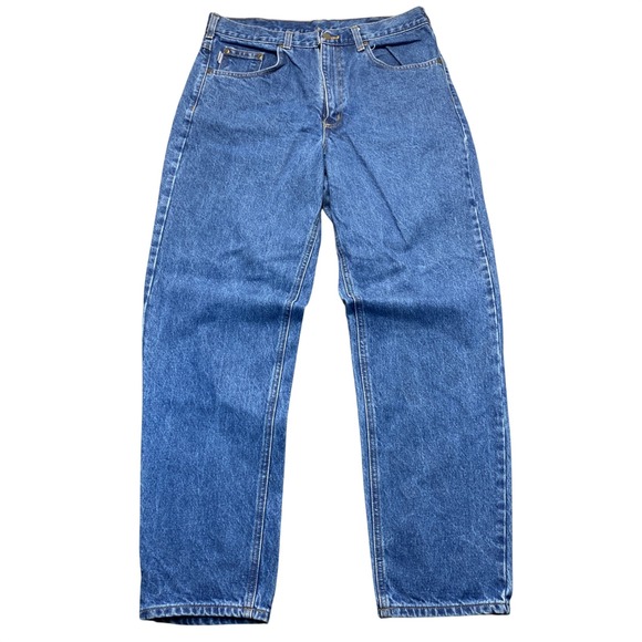 Carhartt Other - Carhartt B17-DST Relaxed Fit Tapered Leg Denim Jeans Dark Stone Blue Mens 36x32